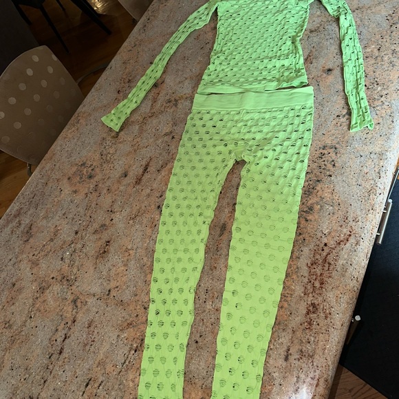 Maisie Wilen 2 Piece Nylon/Lycra FishNet Outfit😻😻😻😻😻😻😻😻 - Picture 5 of 16